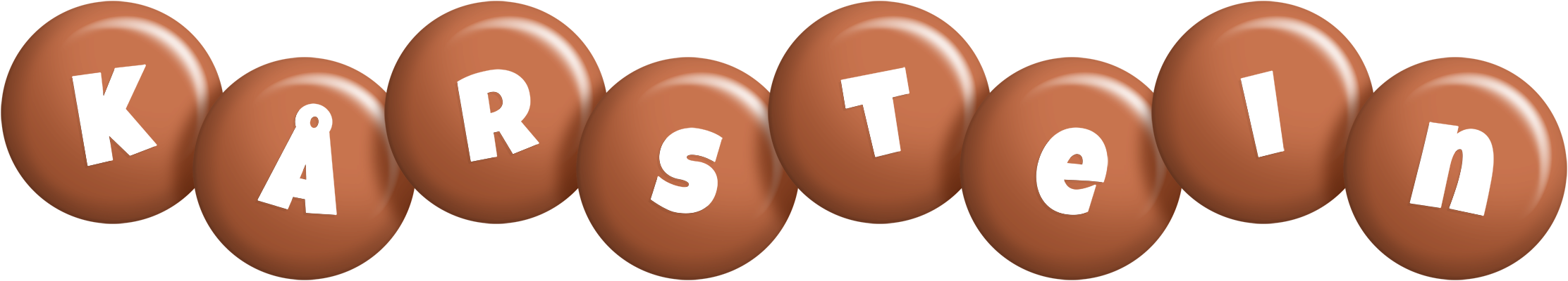 Kårstein candy-brown logo