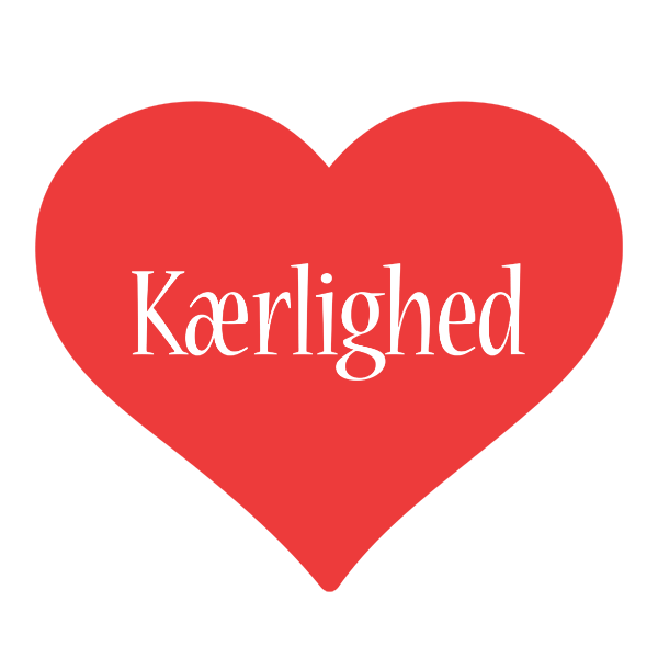 KÆRLIGHED logo effect. Colorful text effects in various flavors. Customize your own text here: https://www.textgiraffe.com/logos/love/