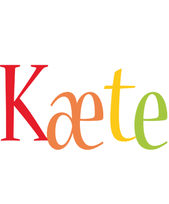 Kæte birthday logo