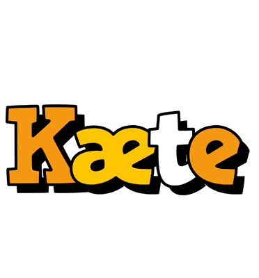 Kæte cartoon logo