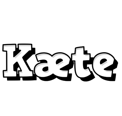 Kæte snowing logo