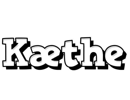 Kæthe snowing logo