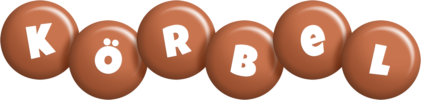 Körbel candy-brown logo