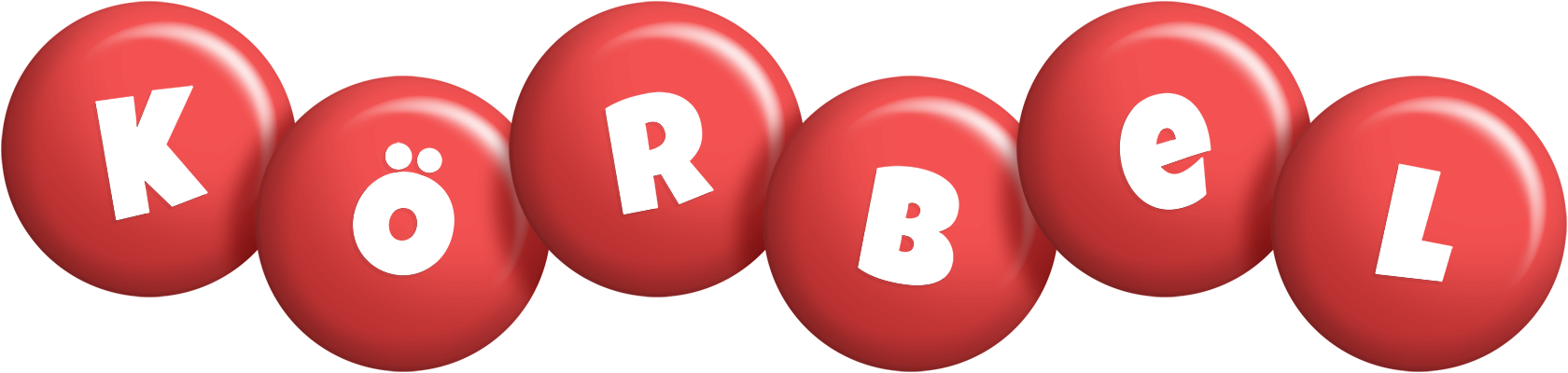 Körbel candy-red logo