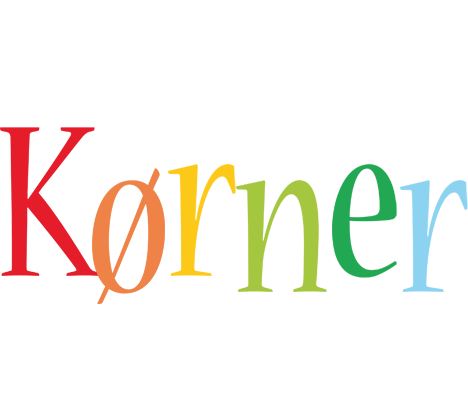 Kørner birthday logo