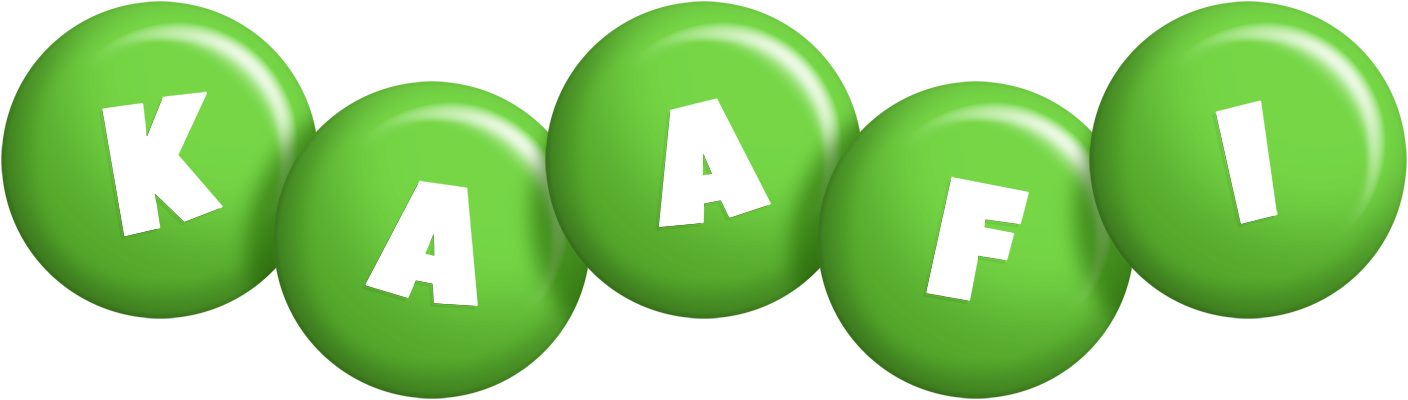 Kaafi candy-green logo