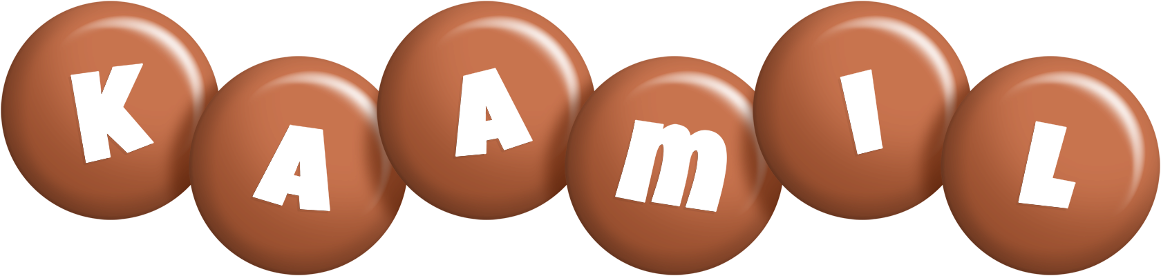 Kaamil candy-brown logo