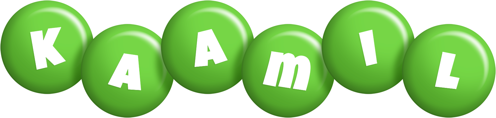 Kaamil candy-green logo