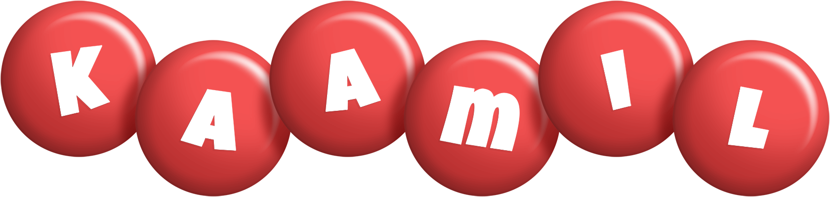 Kaamil candy-red logo