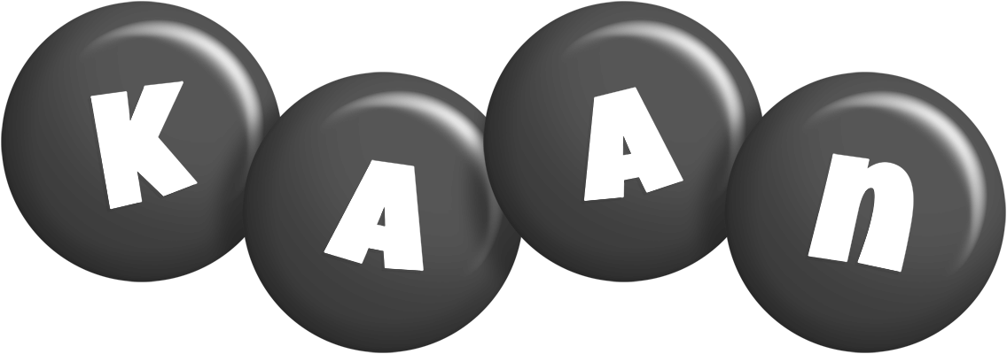 Kaan candy-black logo