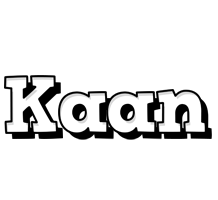 Kaan snowing logo