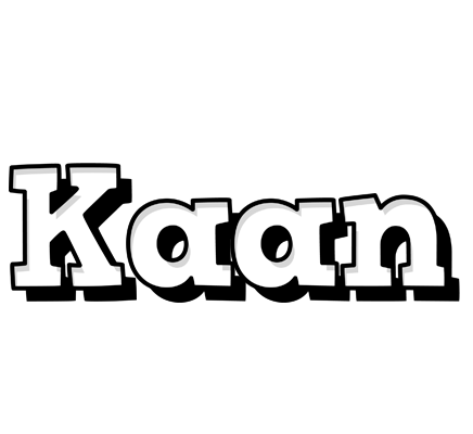 Kaan snowing logo