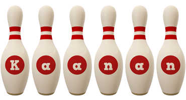 Kaanan bowling-pin logo