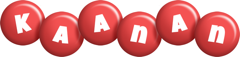 Kaanan candy-red logo