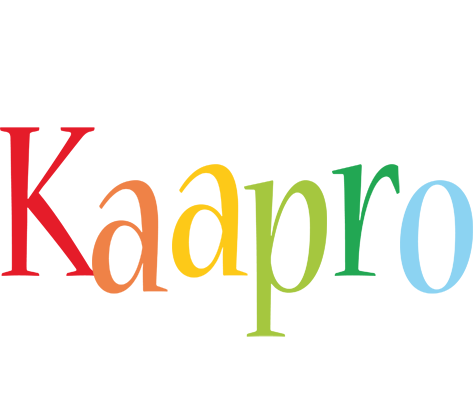 Kaapro birthday logo
