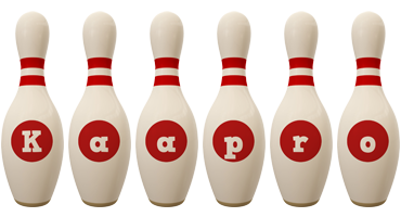 Kaapro bowling-pin logo