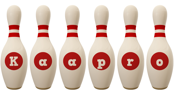 Kaapro bowling-pin logo