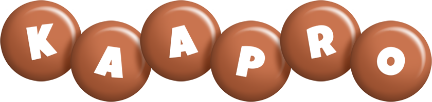 Kaapro candy-brown logo