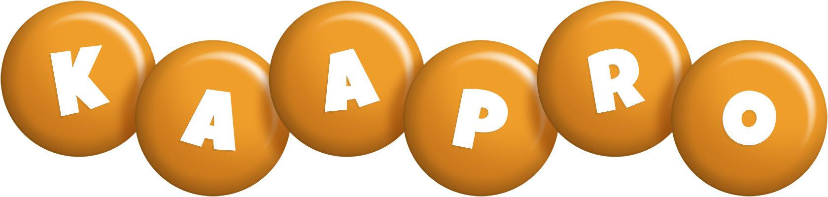 Kaapro candy-orange logo