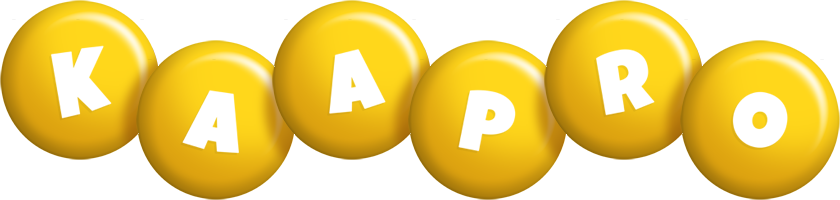 Kaapro candy-yellow logo