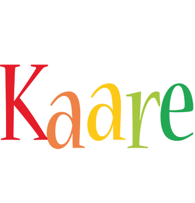 Kaare birthday logo