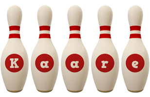 Kaare bowling-pin logo