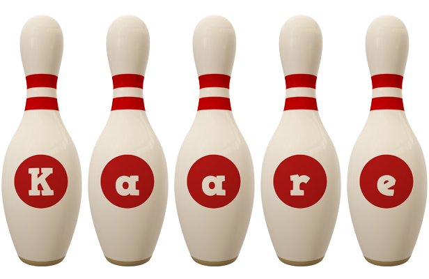 Kaare bowling-pin logo
