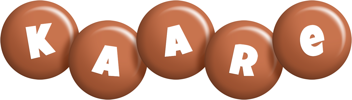 Kaare candy-brown logo