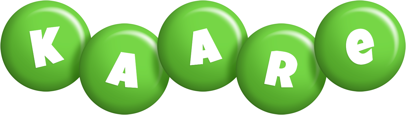 Kaare candy-green logo