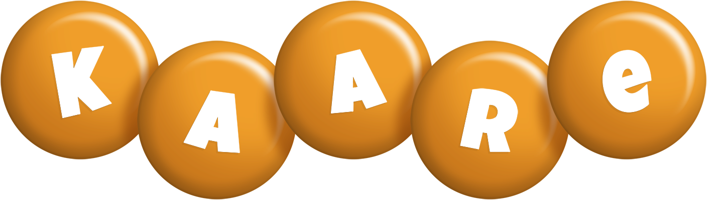 Kaare candy-orange logo
