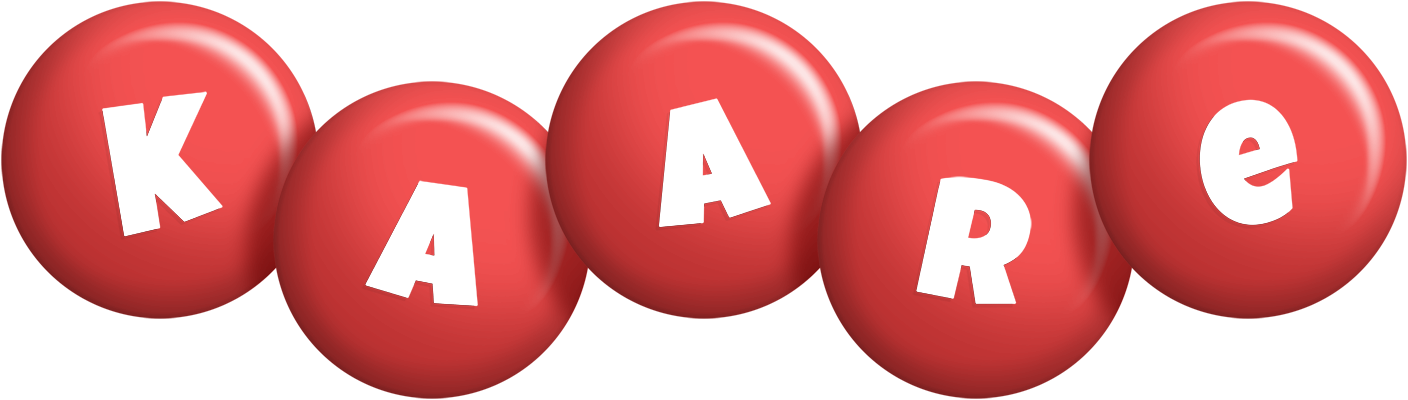 Kaare candy-red logo