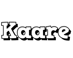 Kaare snowing logo