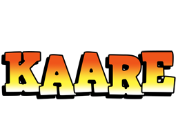 Kaare sunset logo