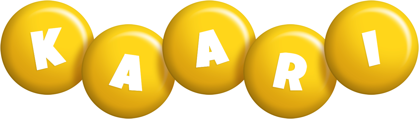 Kaari candy-yellow logo
