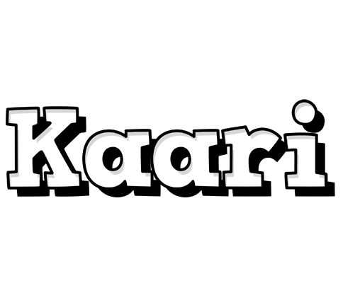 Kaari snowing logo