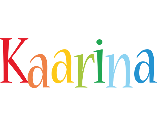 Kaarina birthday logo