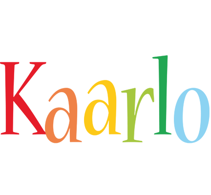 Kaarlo birthday logo
