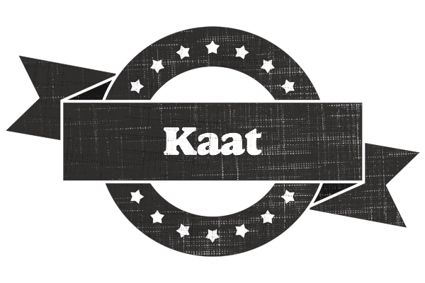 Kaat grunge logo