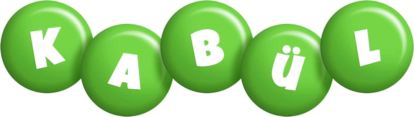 Kabül candy-green logo