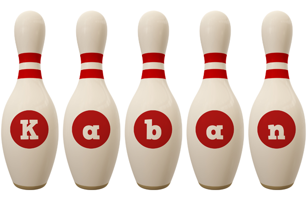 Kaban bowling-pin logo