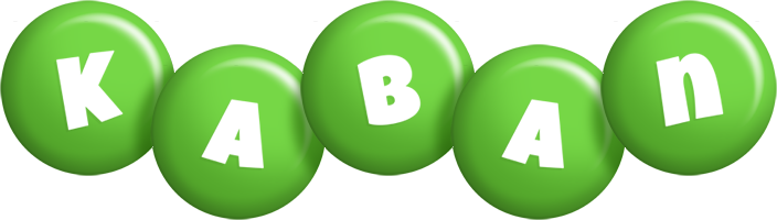 Kaban candy-green logo