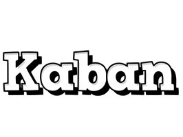 Kaban snowing logo