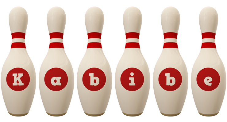 Kabibe bowling-pin logo
