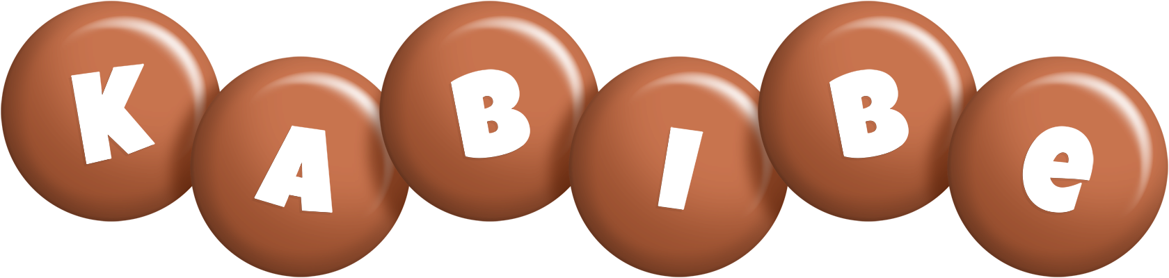 Kabibe candy-brown logo