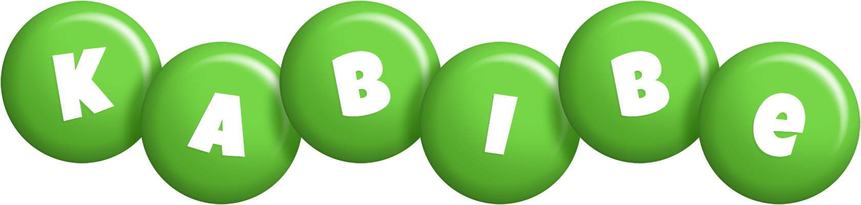 Kabibe candy-green logo