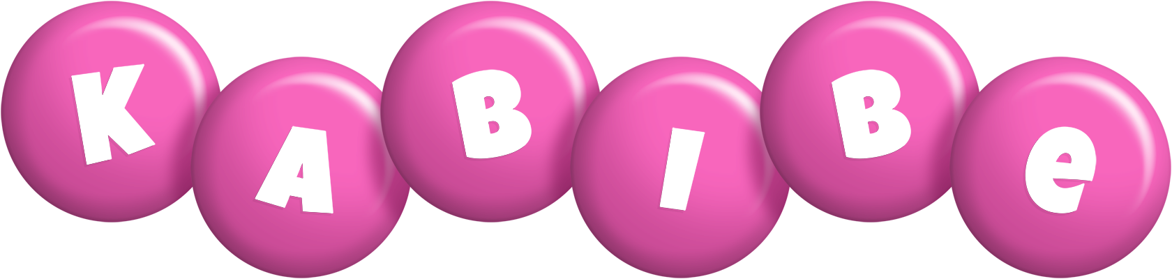 Kabibe candy-pink logo