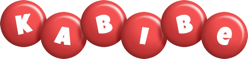 Kabibe candy-red logo