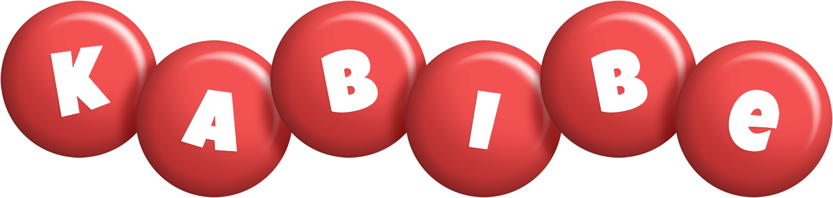 Kabibe candy-red logo