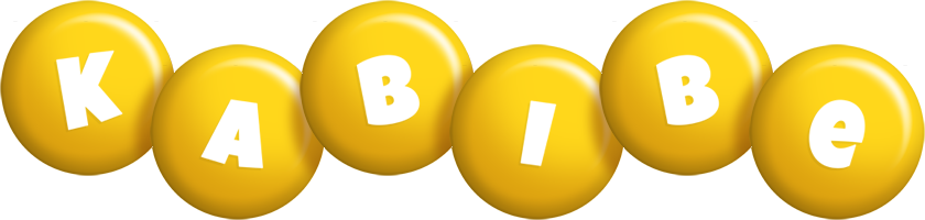 Kabibe candy-yellow logo