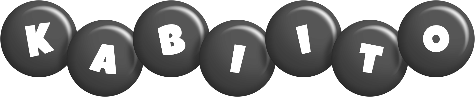 Kabiito candy-black logo